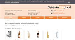 Desktop Screenshot of getraenke-schandl.at