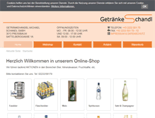 Tablet Screenshot of getraenke-schandl.at